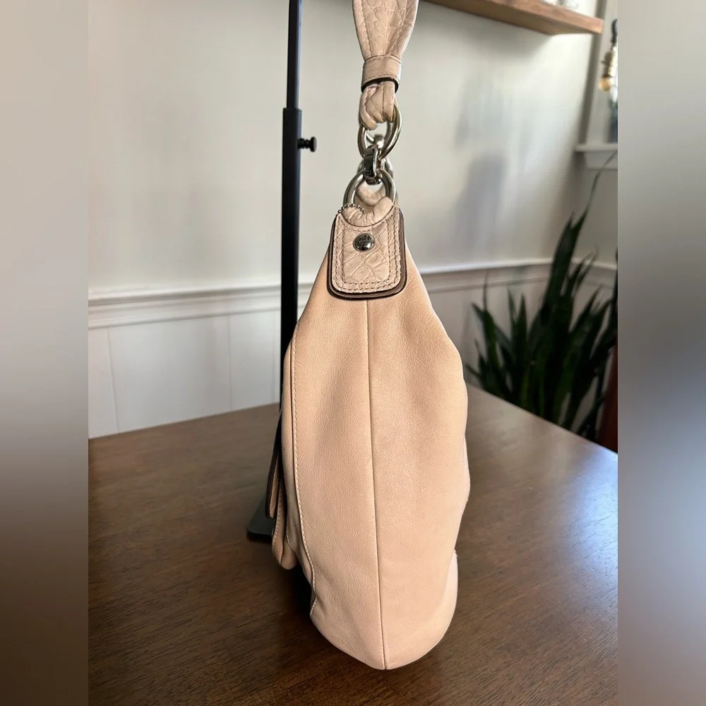 Coach Kristin Spectator Leather Python Hobo-Crossbody Bag - Picture 9 of 16